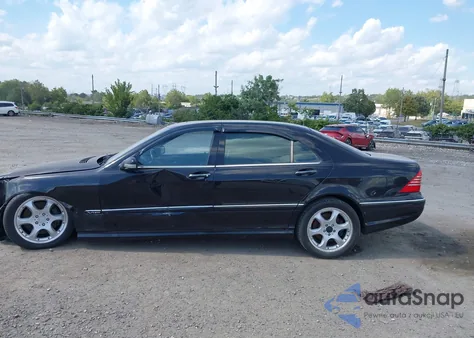 2001 Mercedes-Benz S 600 из США, поврежденный, VIN WDBNG78J51A211356